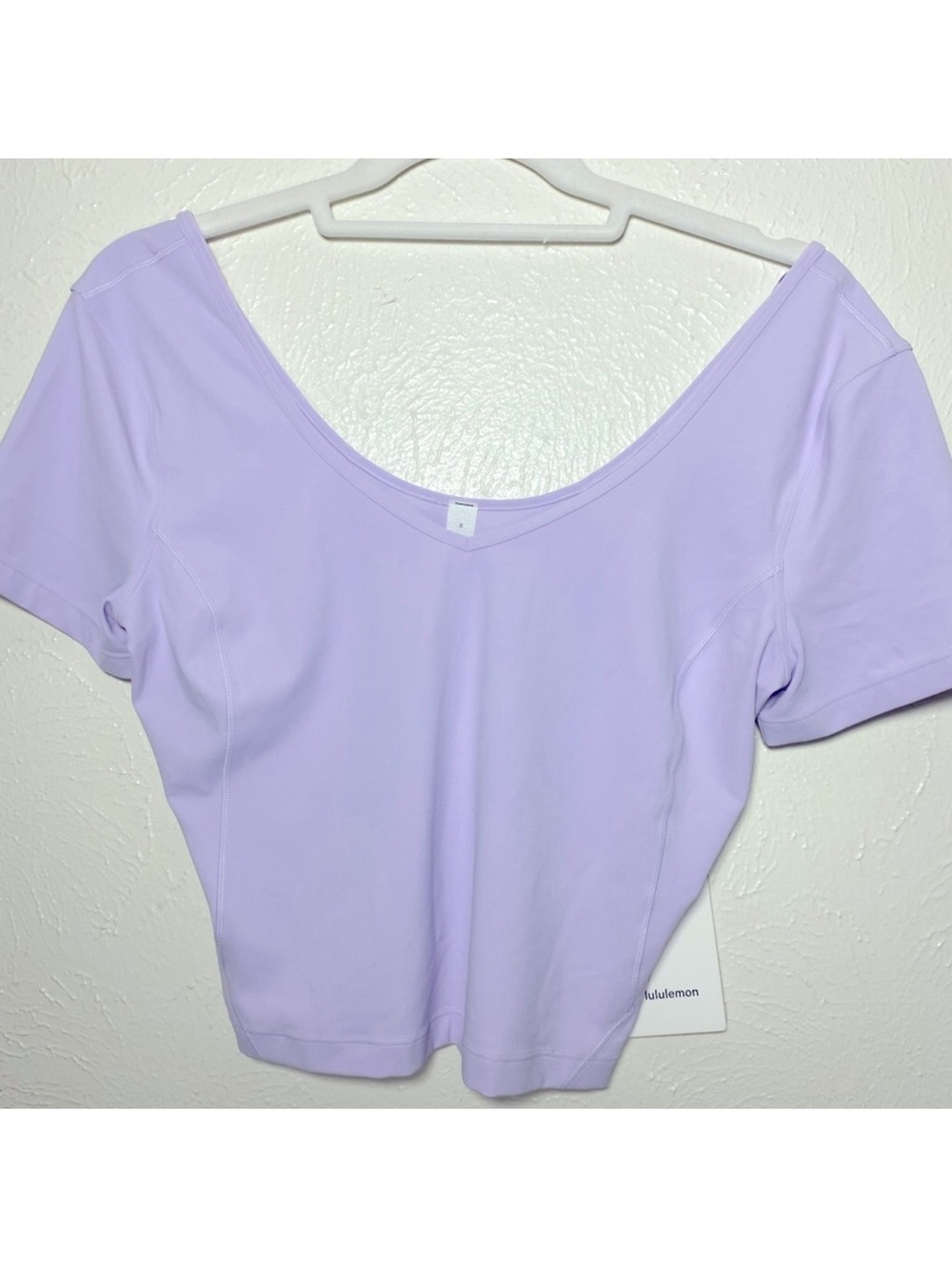 Lululemon Align Tee Lavender Dew Size 8 Excellent Condition
